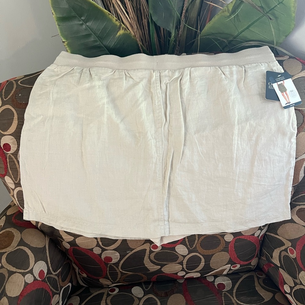 XL Skort, nwt, Linen - Picture 2 of 4